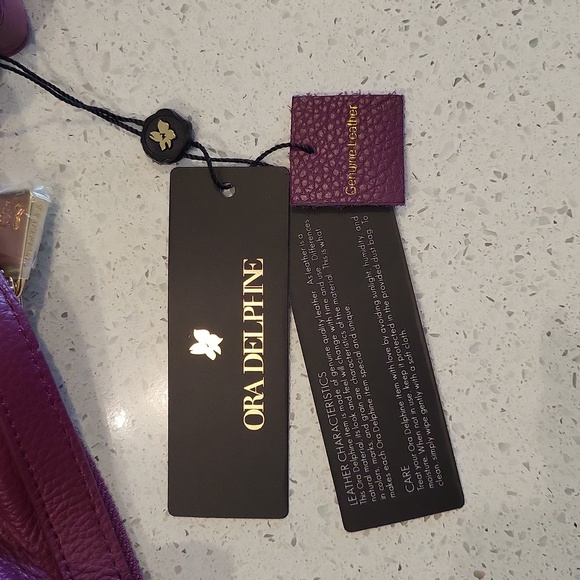 ORA DELPHINE Clair Bucket Bag Genuine Leather - Picture 12 of 15